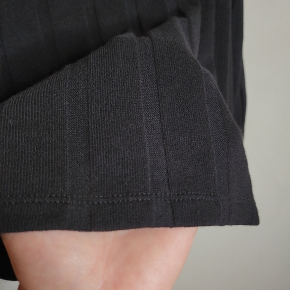 Madewell Black Ribbed Sweater-Knit Anytime Cami Top Size 1X - Picture 4 of 12